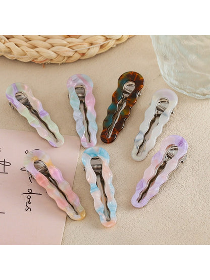 Beau - Spring Summer Wavy Shaped Hair Clip