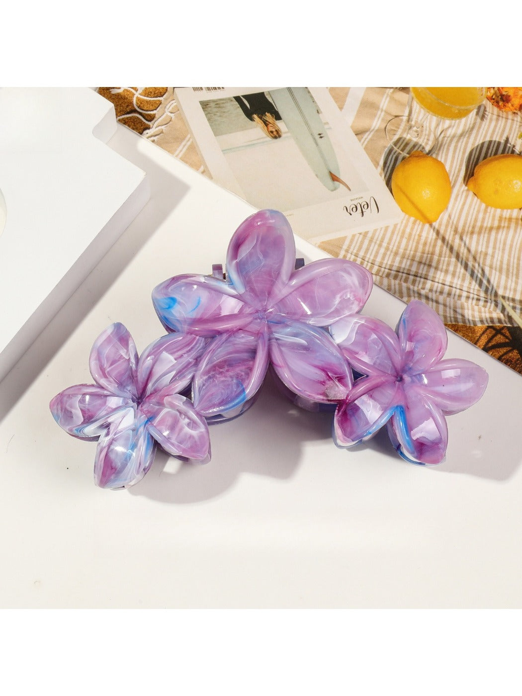 Beau - Frangipani Flower Hair Clip
