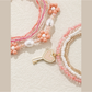 Lovra - Heart Key Charm Beaded Style Bracelet