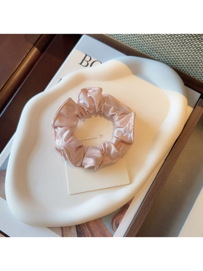 Gifty - Satin Finish Ruffle Fabric Scrunchie