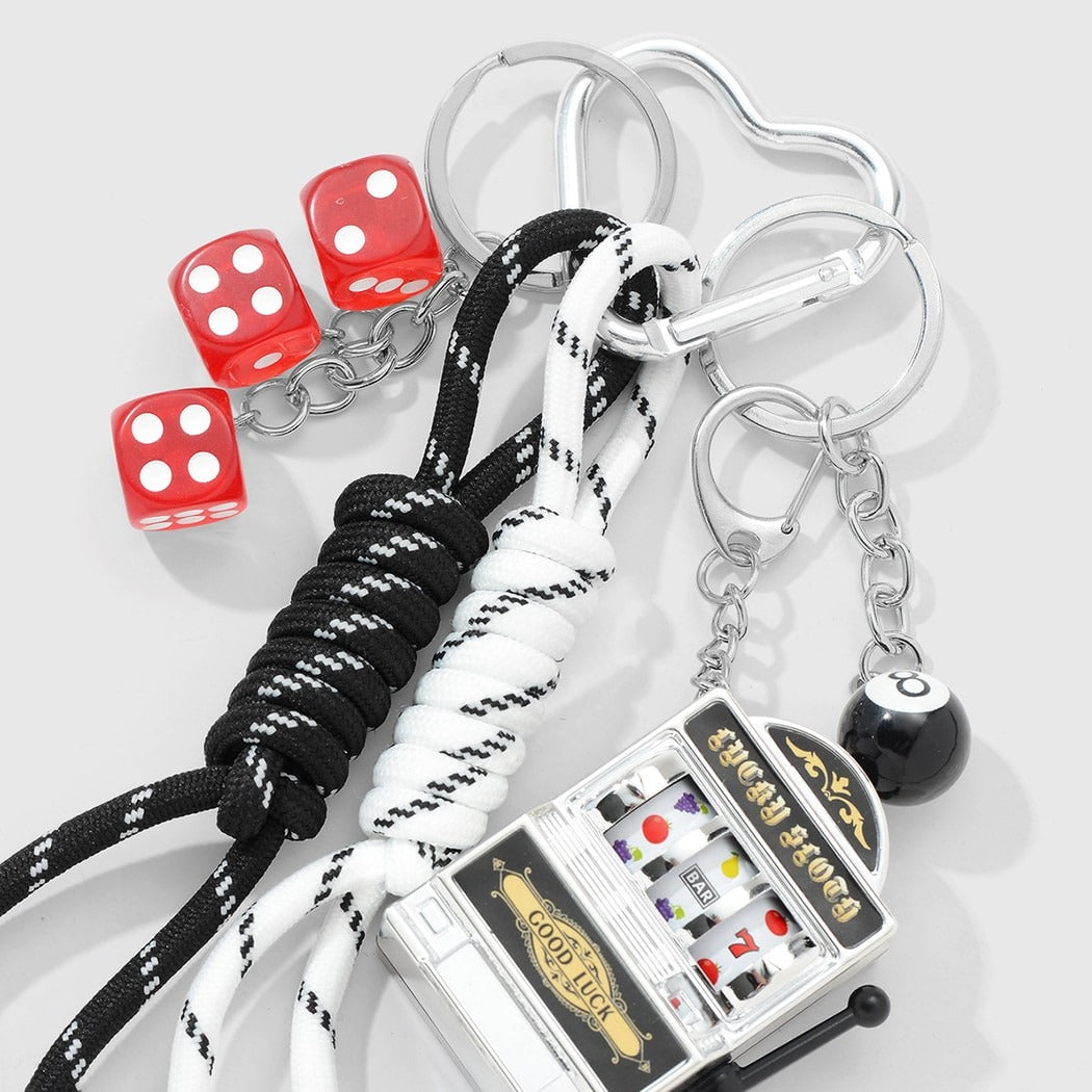 Keypus - Retro Camera and Ball Pendant Keychain