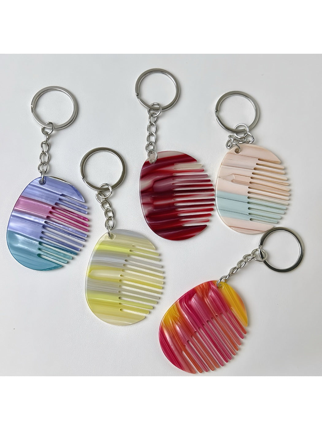Keypus - Colorful Comb Keychain Charm