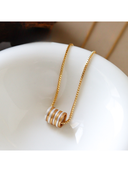 Earedge - Round Layered Alloy Geometric Earrings