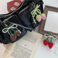 Keypus - Strawberry Bow Flower Bag Charm Keychain