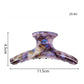 Beau - Geometric Acetate Fiber Alloy Hair Claw Clip