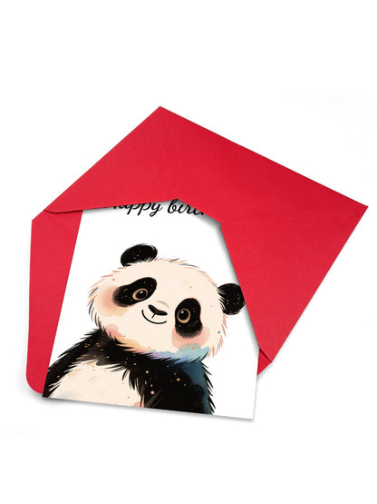 Carduria - Panda Themed Birthday Card