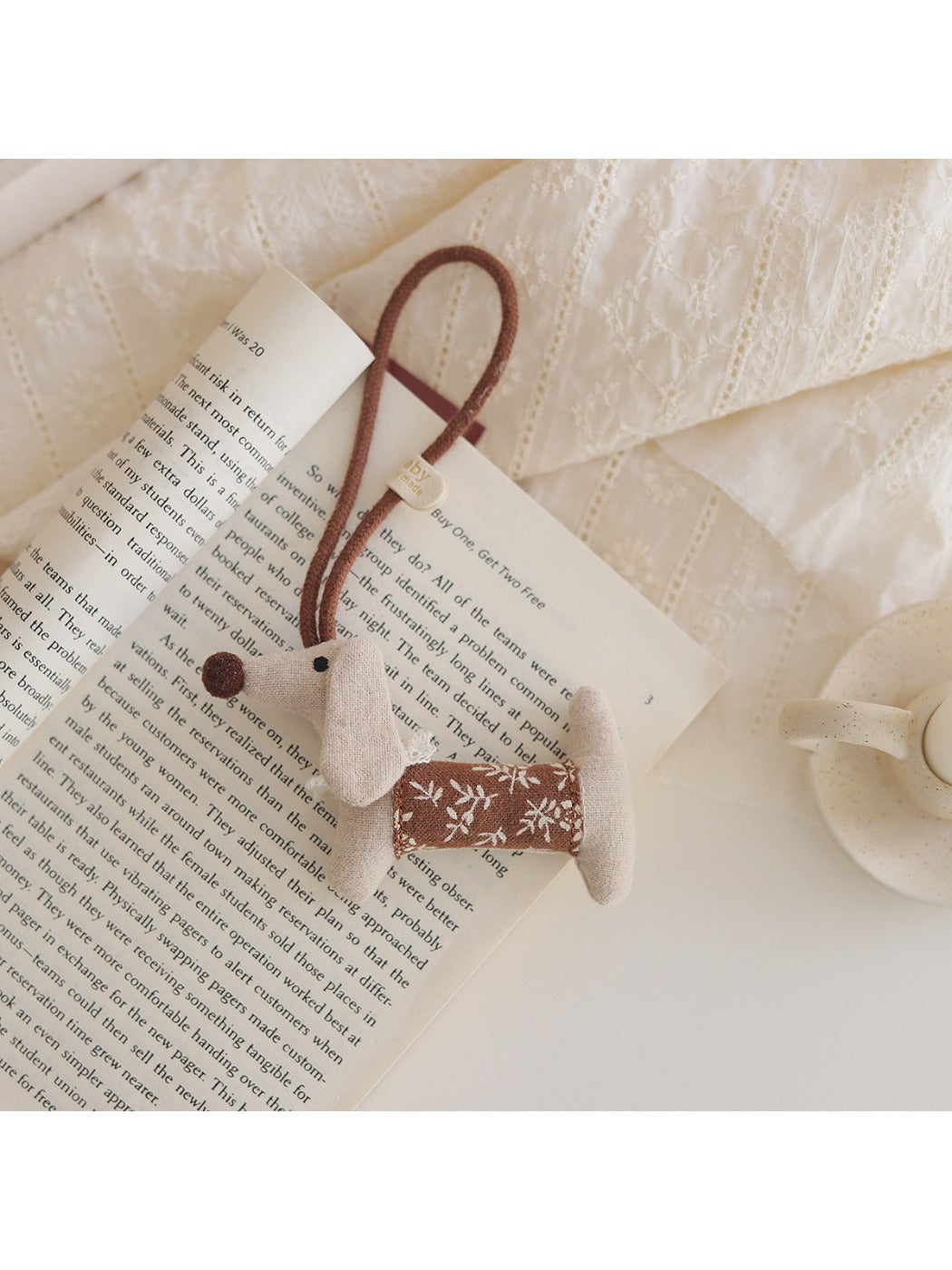 Keypus - Cute Dachshund Pendant Charm Bag Accessory