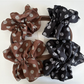 Gifty - Double Layer Chiffon Polka Dot Scrunchie