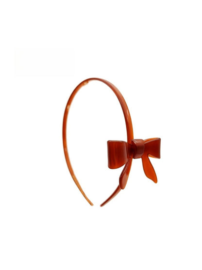 Gifty - Minimal Bow Accent Acetate Fiber Headband