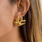 Earedge - Simple Bird Shaped Earrings