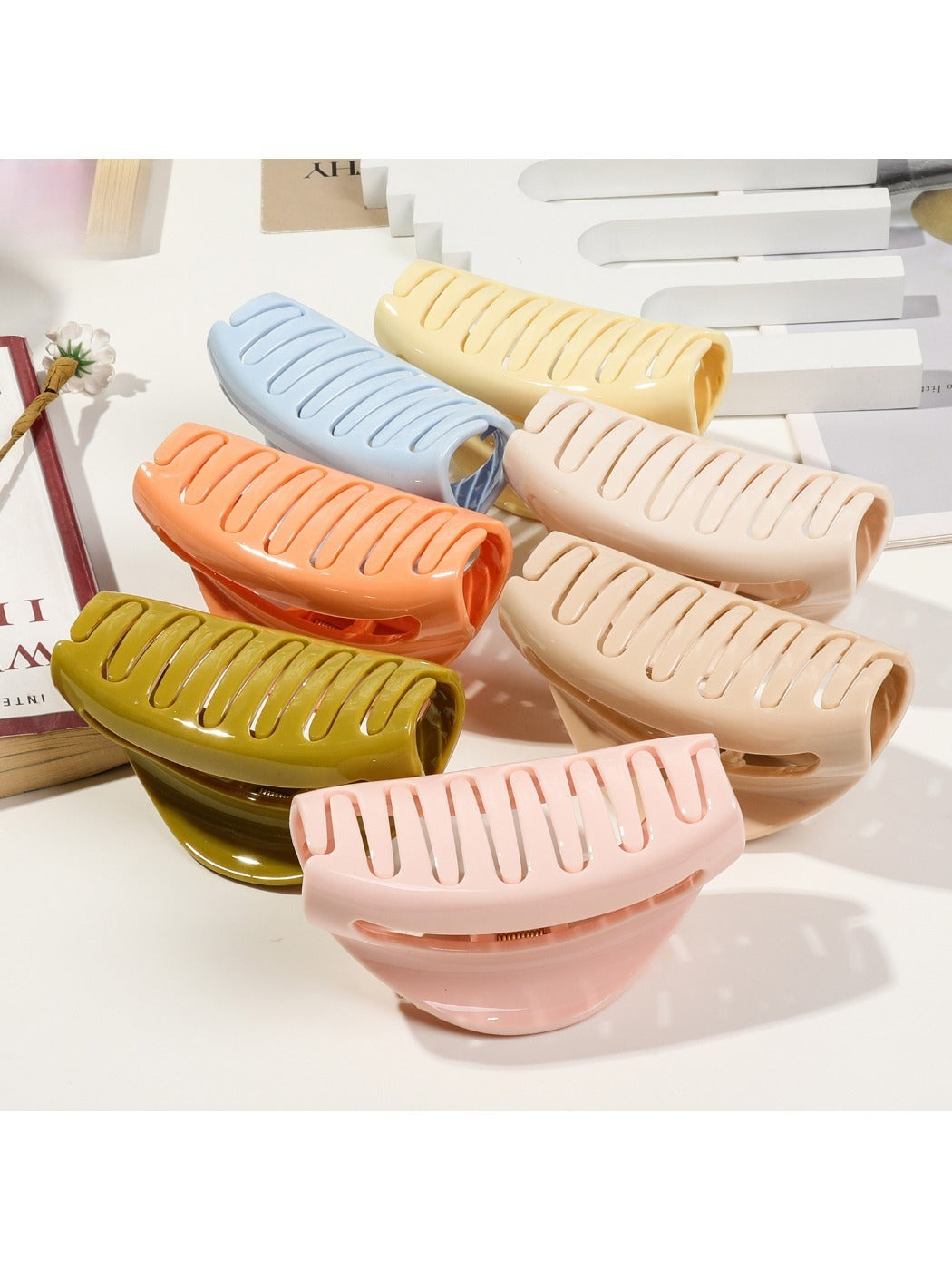 Beau - Elegant Minimalist Semicircular-Shaped Hair Clip