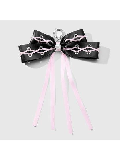 Keypus - Y2K Star Ribbon Bow Bag Charm Keychain