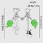 Keypus - Simple Style Guitar Note Keychain Set