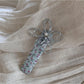 Beau - Beaded Flower Irregular Hair Clip