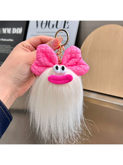 Keypus - Long Hair Monster Keychain
