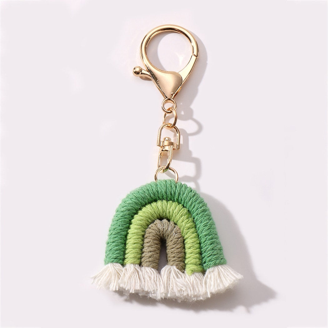 Keypus - Cute Rainbow Fringe Keychain