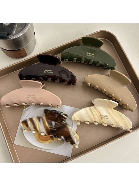 Beau - Dark Fall Winter Hair Claw Clips