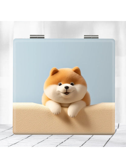 Mirroray - Cartoon Dog Foldable Glass Makeup Mirror
