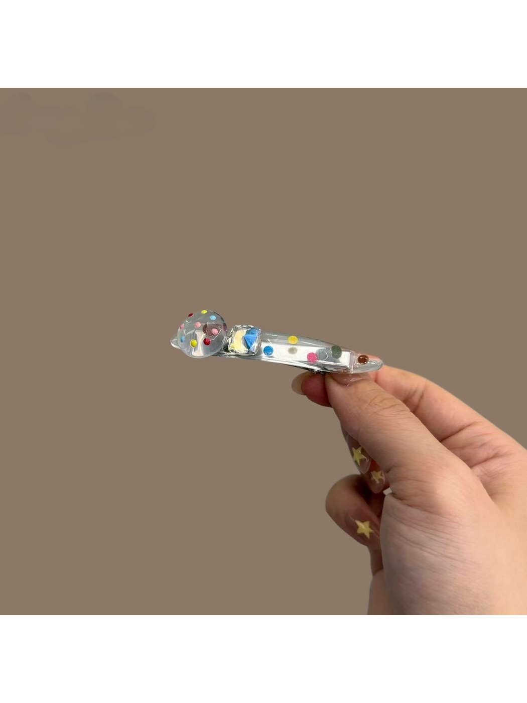 Beau - Polka Dot Geometric Hair Clip