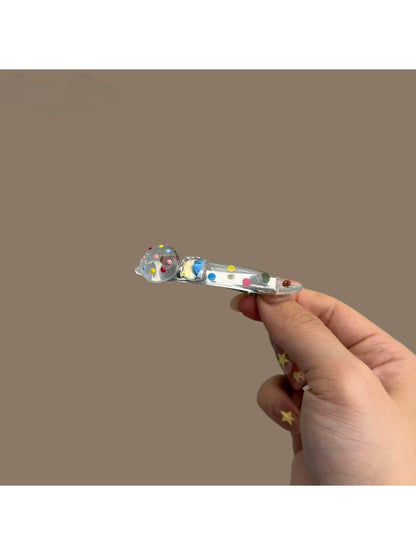Beau - Polka Dot Geometric Hair Clip