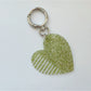Keypus - Sparkling Heart Comb Keychain