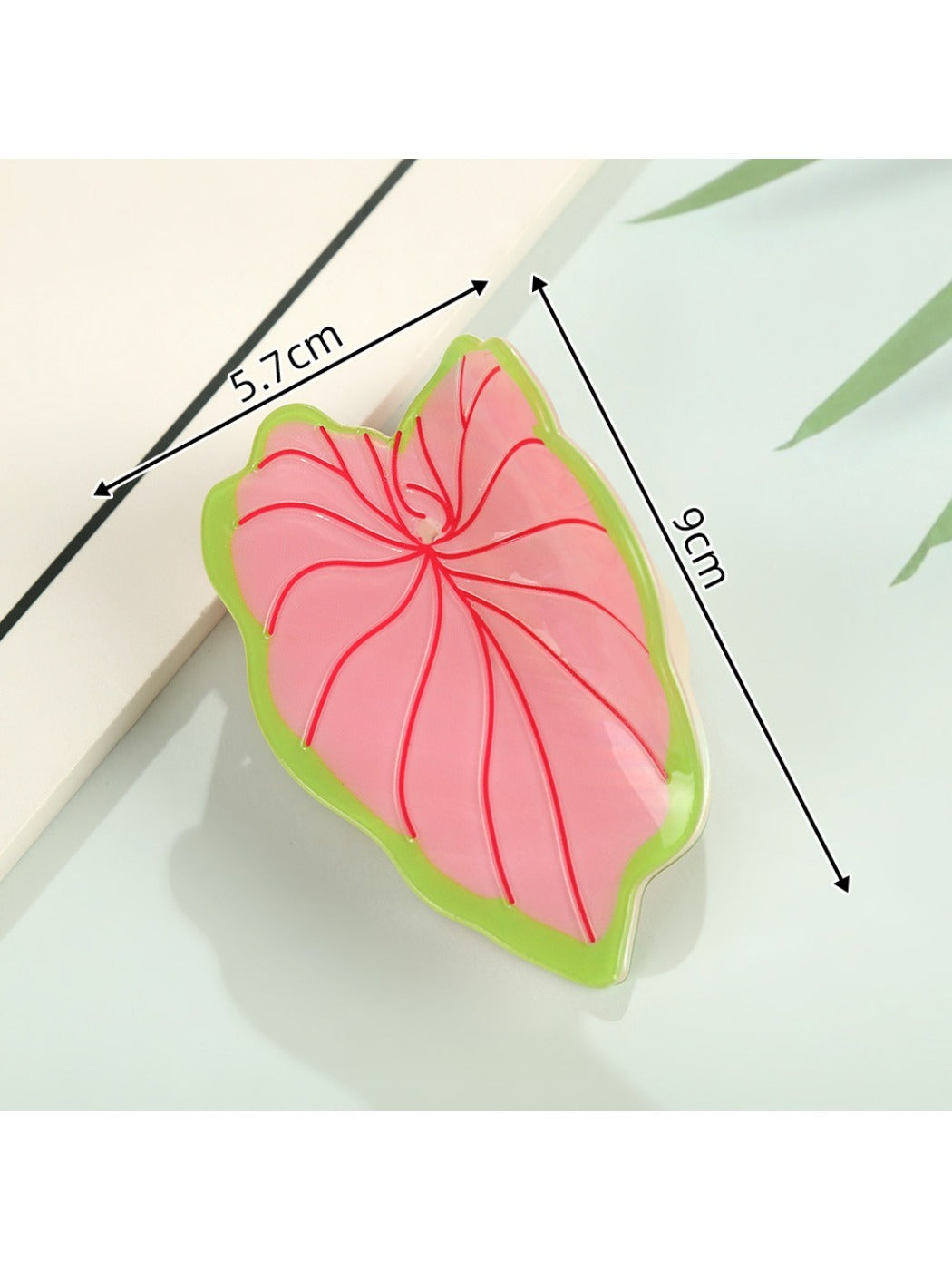 Beau - Plant Shaped Acetate Hair Clip