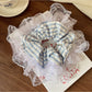 Gifty - Macaron Pastel Lace Trimmed Scrunchies