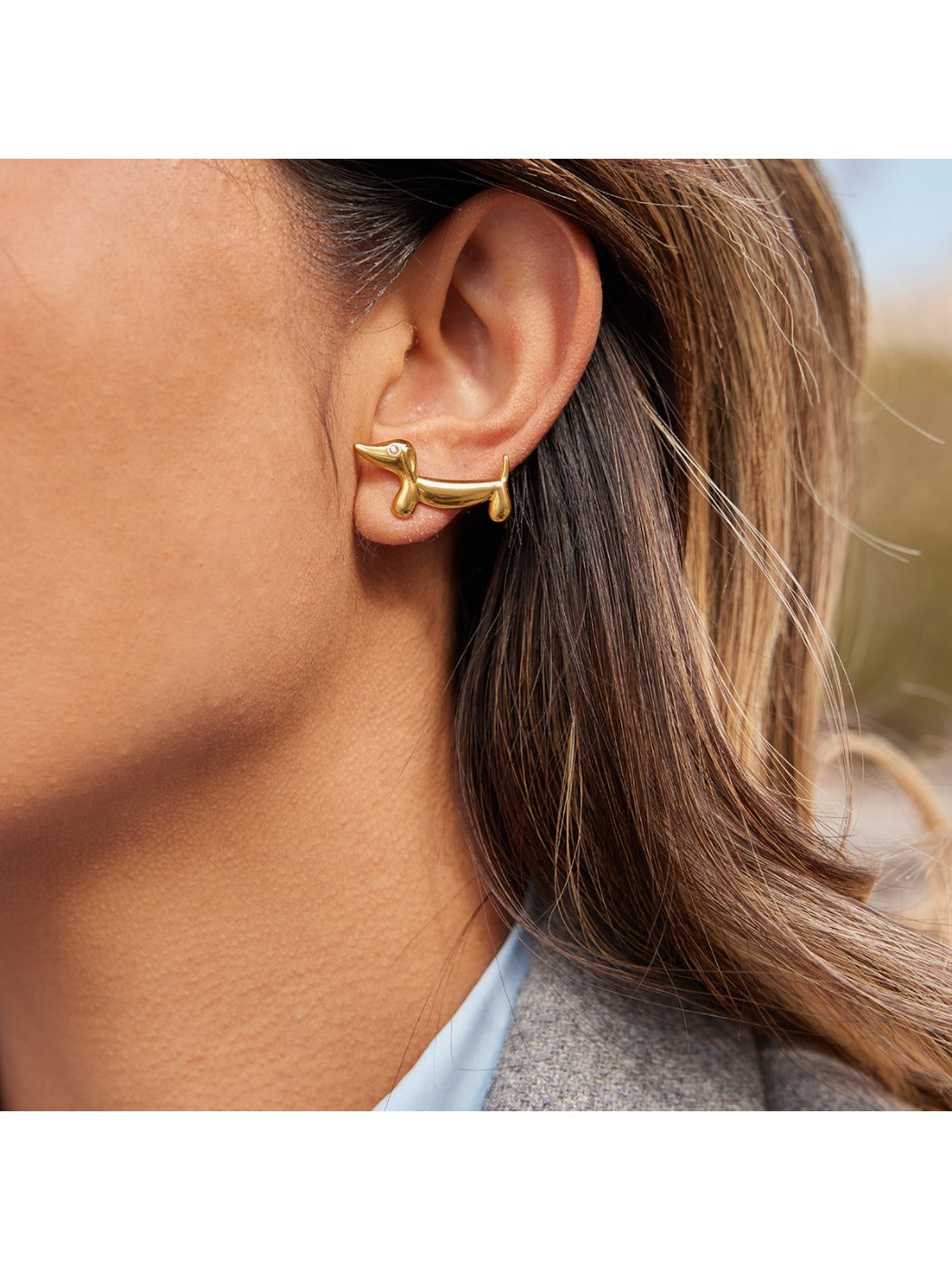 Earedge - Wiener Dog Stud Earrings