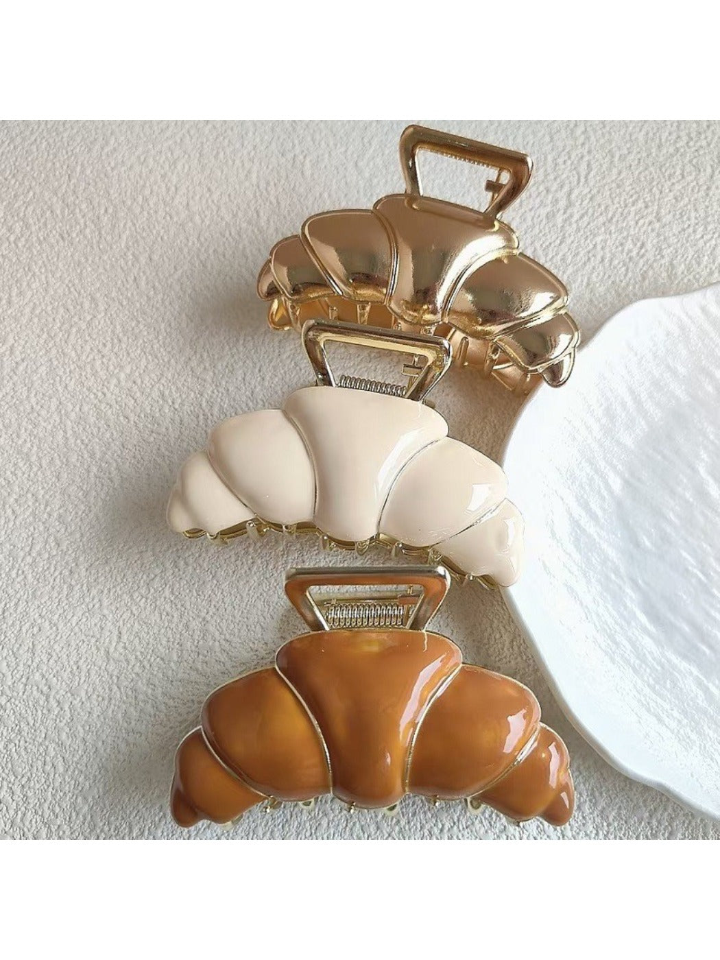 Beau - Metal Solid Color Hair Clip