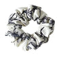 Gifty - Ink Wash Floral Print Polyester Scrunchie