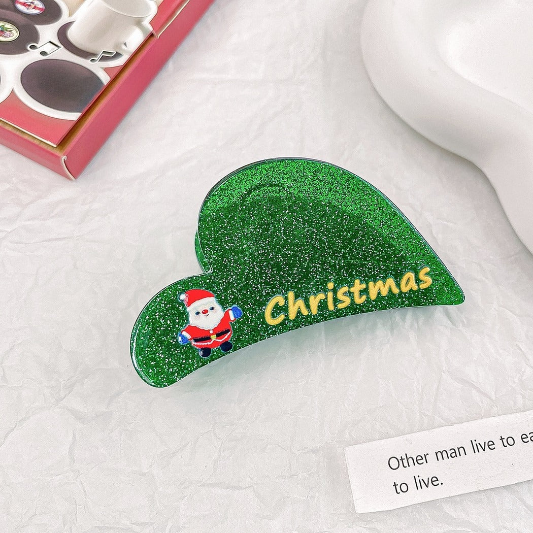 Beau - Cute Glitter Christmas Claw Clip