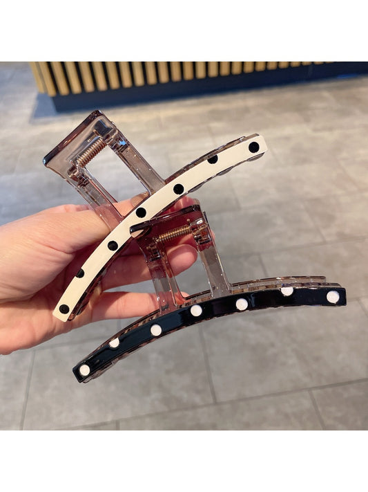 Beau - Polka Dot Hair Claw Clip
