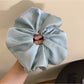 Gifty - Solid Color Satin Hair Ring