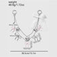 Keypus - Y2K Bow Heart Star Lace Bag Charm Keychain