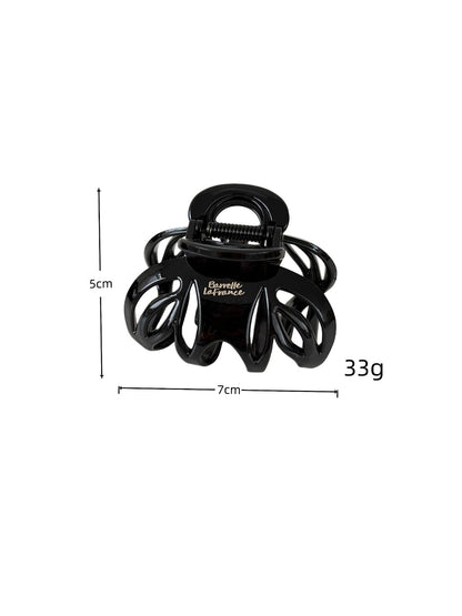 Beau - Simple Matte Finish Irregular Claw Clip