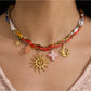 Earedge - Bohemian Sun Pendant Necklace