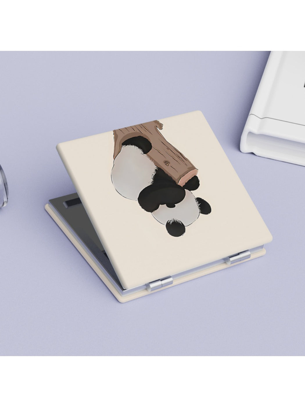 Mirroray - Panda Pattern Folding Makeup Mirror
