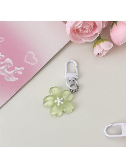 Keypus - Sweet Floral Pendant Key Ring Charm Keychain