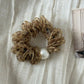 Gifty - Ruffled Leopard Print Sheer Scrunchie