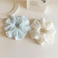 Gifty - Lace Cutout Polyester Fabric Scrunchie