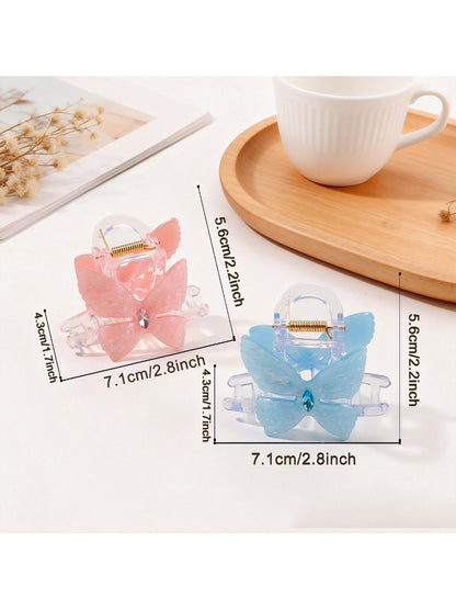 Beau - Elegant Butterfly Crisscross Shaped Claw Clip