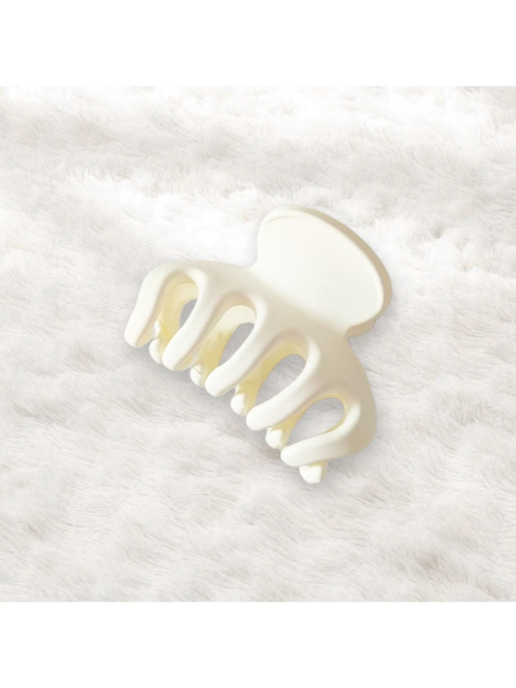 Beau - Matte Plastic Pumpkin Design Claw Clip