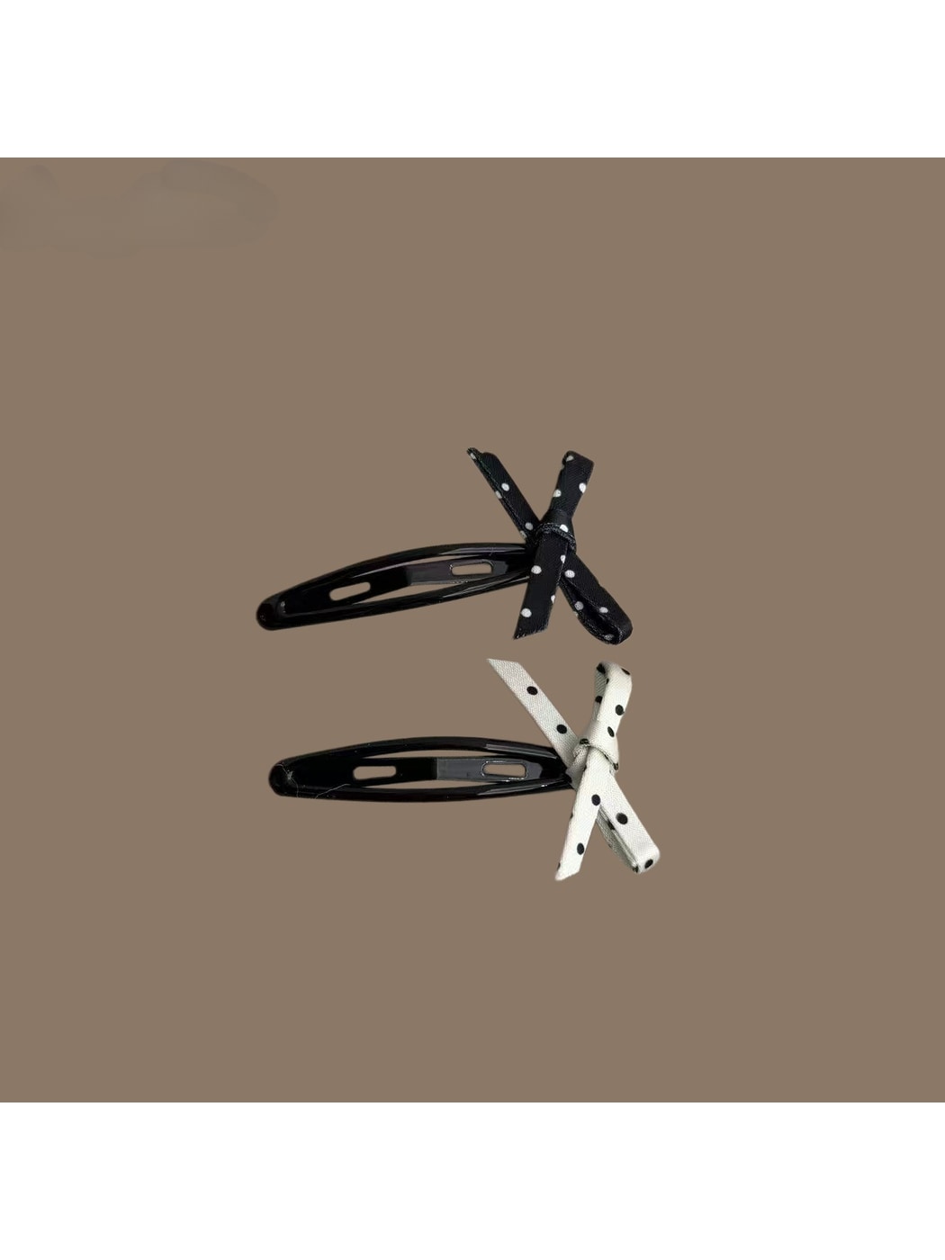 Beau - Minimalist Bow Barrette Front Hair Clip