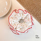 Gifty - Floral Print Ruffled Polyester Scrunchie