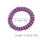 Gifty - Mixed Color Plastic Spiral Ponytail Coil Hair Tie