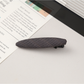 Beau - Solid Color Polyester Oval Hair Clip