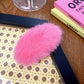 Beau - Soft Plush Solid Geometric Hair Clip