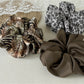 Gifty - Leopard Print Satin Scrunchie