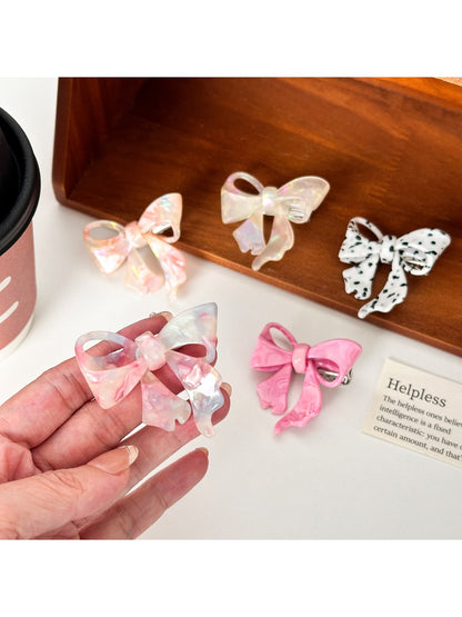 Beau - Acetic Acid Three-dimensional Bow Hair Clip