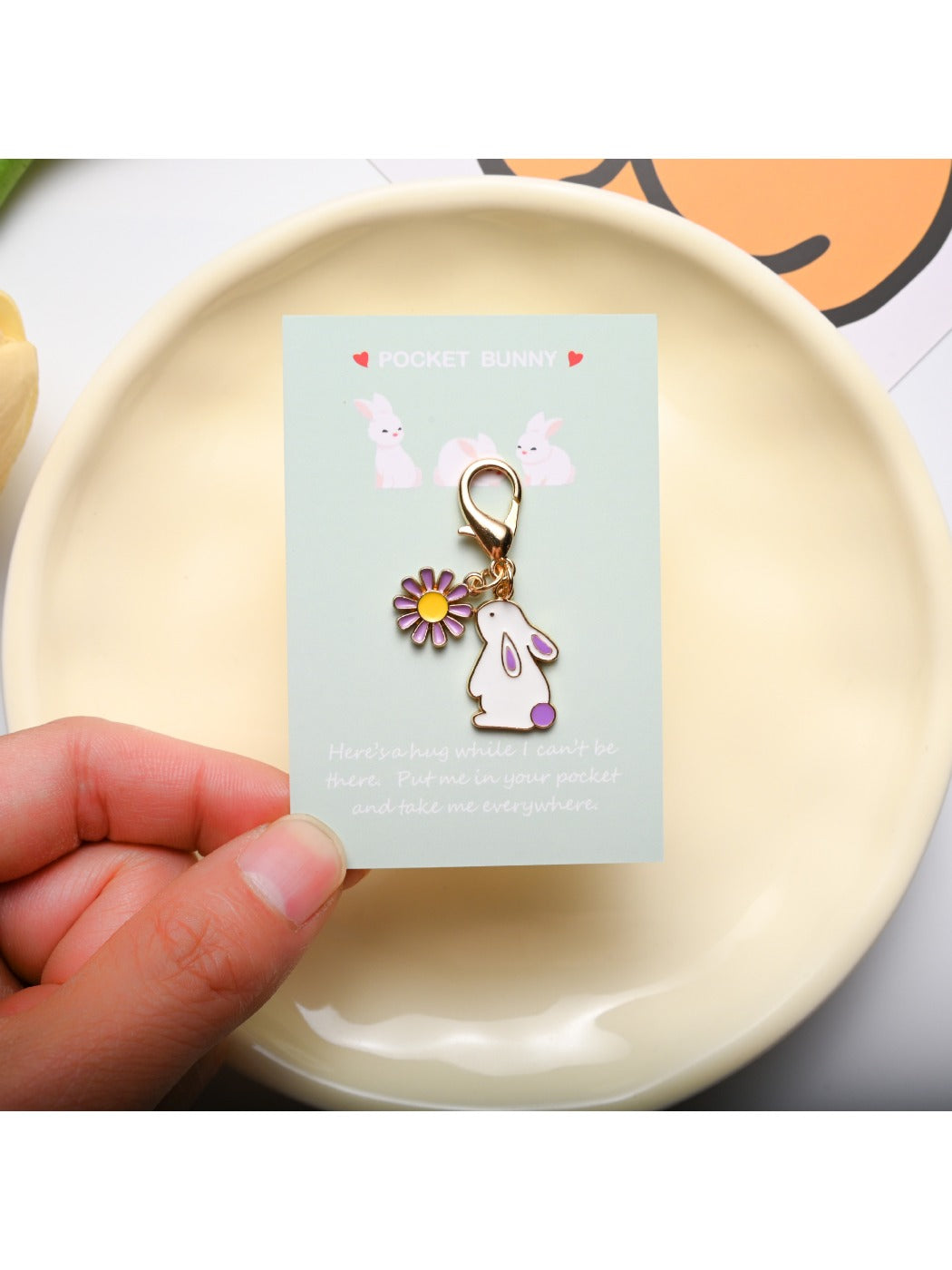 Keypus - Adorable Cartoon Bunny Keychain